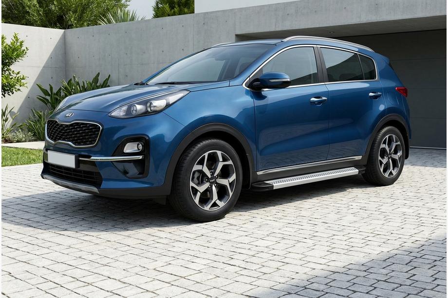 Kia Sportage 2021– Sidosteg Maya V2 (2 st, aluminium) Image