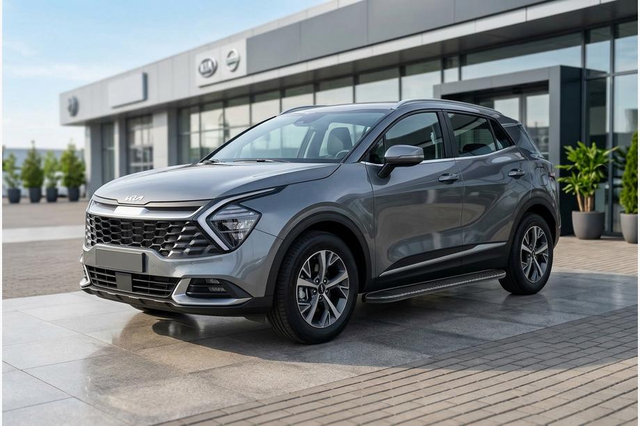 Kia Sportage 2021– Sidosteg Bosphore Black (2 st, aluminium) Image