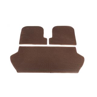 Bagagerumsmatta i 3 delar (EVA, tegelröd) Volvo XC90 2002–2014 foto 2