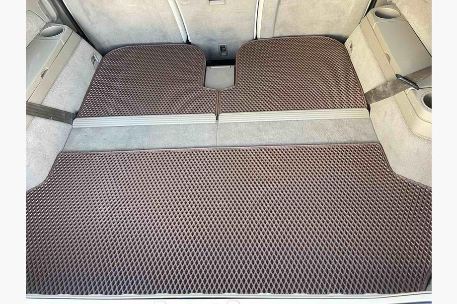 Volvo XC90 2002–2014 Bagagerumsmatta i 3 delar (EVA, tegelröd) Foto 1