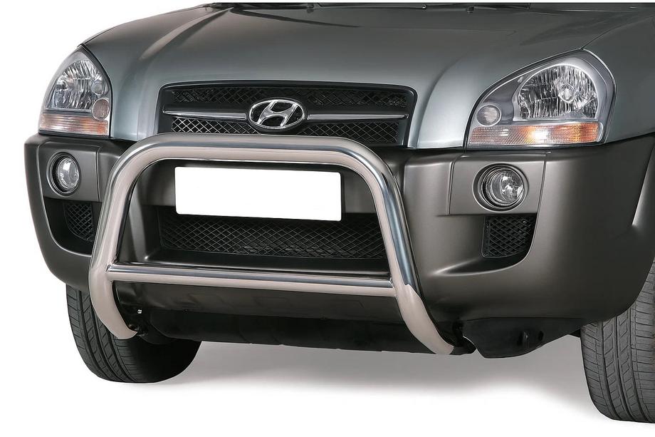 Hyundai Tucson JM 2004– Winbo V2 frontbåge (rostfritt stål) Foto 1