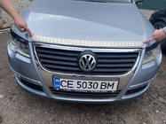 Volkswagen Passat B6 2006–2012 Motorhuvslist (1 st, rostfritt stål) foto 1
