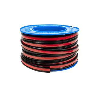 Svart list med röd rand per meter sal16b (1 meter, 27 mm) foto 3