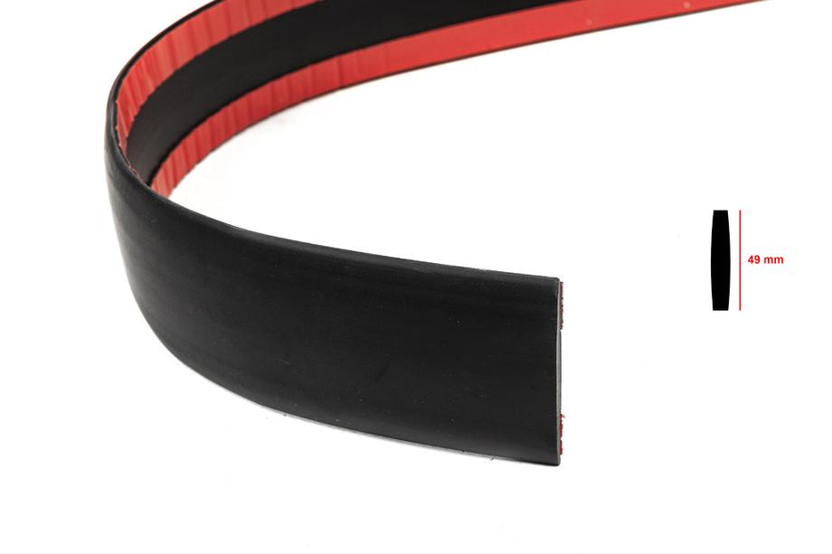 Svart dörrlist på metervara sal125 (1 meter, 49 mm) Foto 2