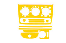 Opel Corsa B 1993–2004 Instrumentpanelslister (gul färg) foto 1