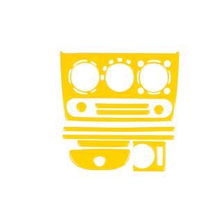 Instrumentpanelslister (gul färg)