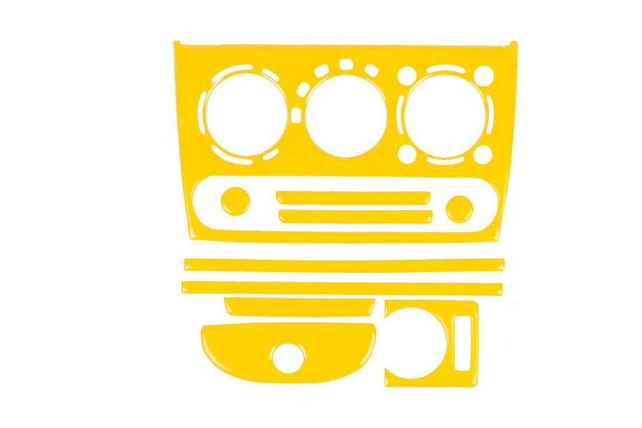 Opel Tigra 1994–2001 Instrumentpanelslister (gul färg) Foto 1