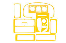 Volkswagen Polo 1994–2001 Instrumentpanel lister 1994-1999 (gul färg) foto 1