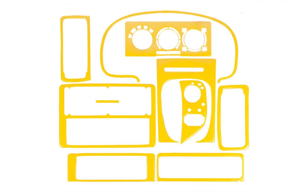 Volkswagen Polo 1994–2001 Instrumentpanel lister 1994-1999 (gul färg) Image