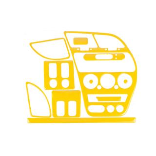 Instrumentpanelslister 1997-2001 (gul)