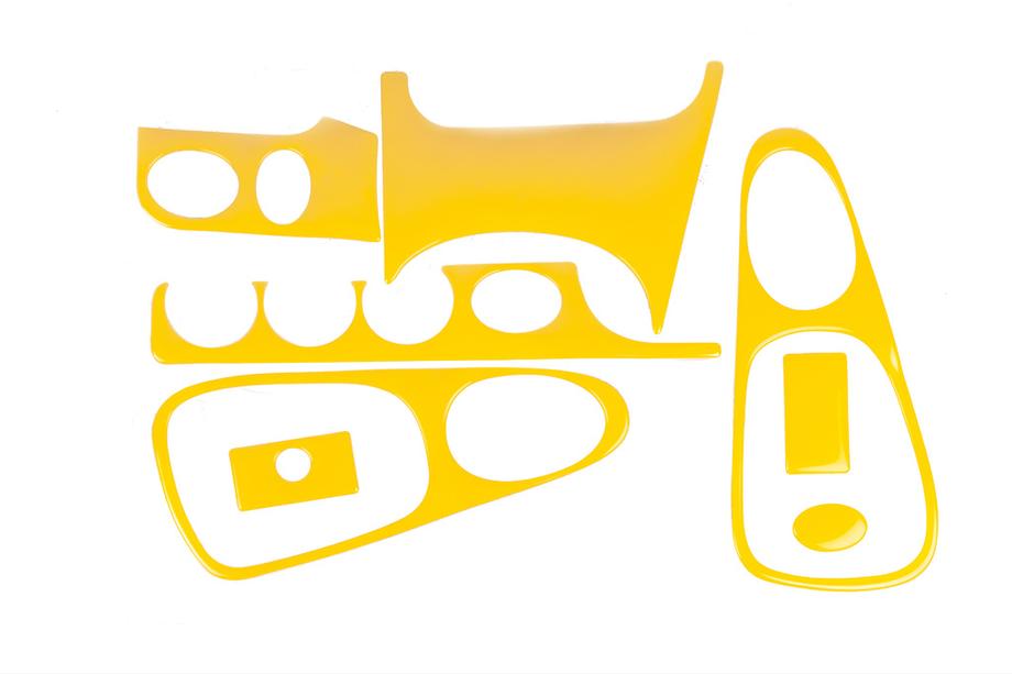 Ford Escort 1995–2000 Instrumentpanelslister (gul färg) Image