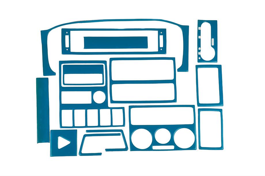 Volkswagen T4 Transporter 1990–2003 Instrumentpanelinlägg 1999-2003 (blå färg) Image