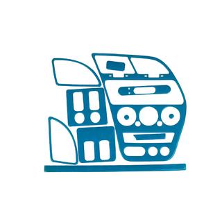 Instrumentpanelslister 1997-2001 (blå färg)