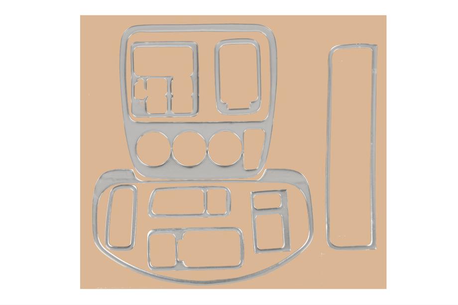 Honda CRV 1996–2001 Instrumentpanelister (aluminium) Image