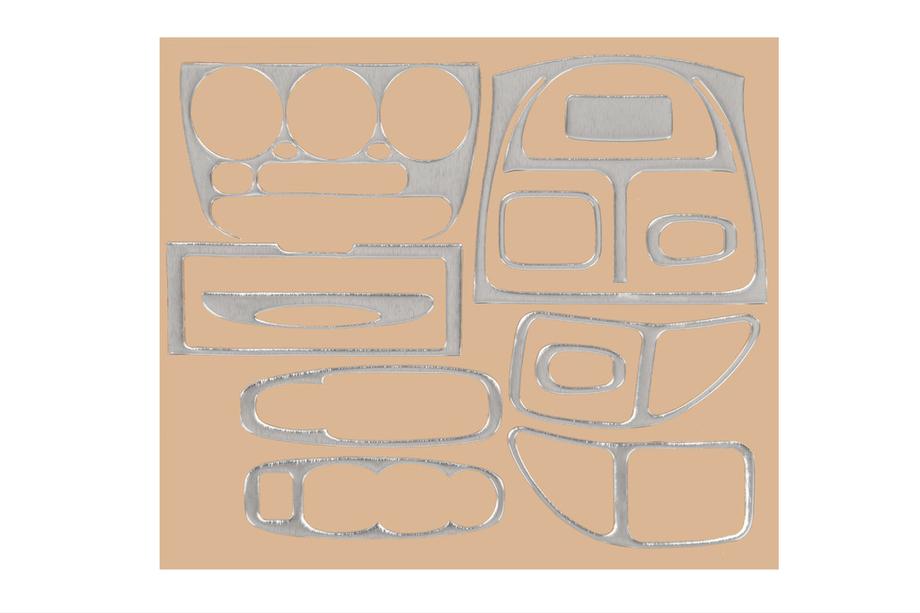 Hyundai Accent 2000–2006 Instrumentpanelister (aluminium) Image