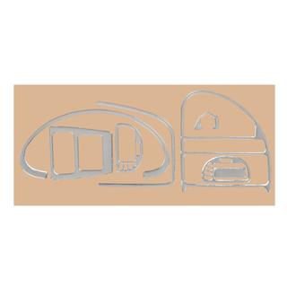 Instrumentpanelister (aluminium) Citroen Saxo 1996–2023