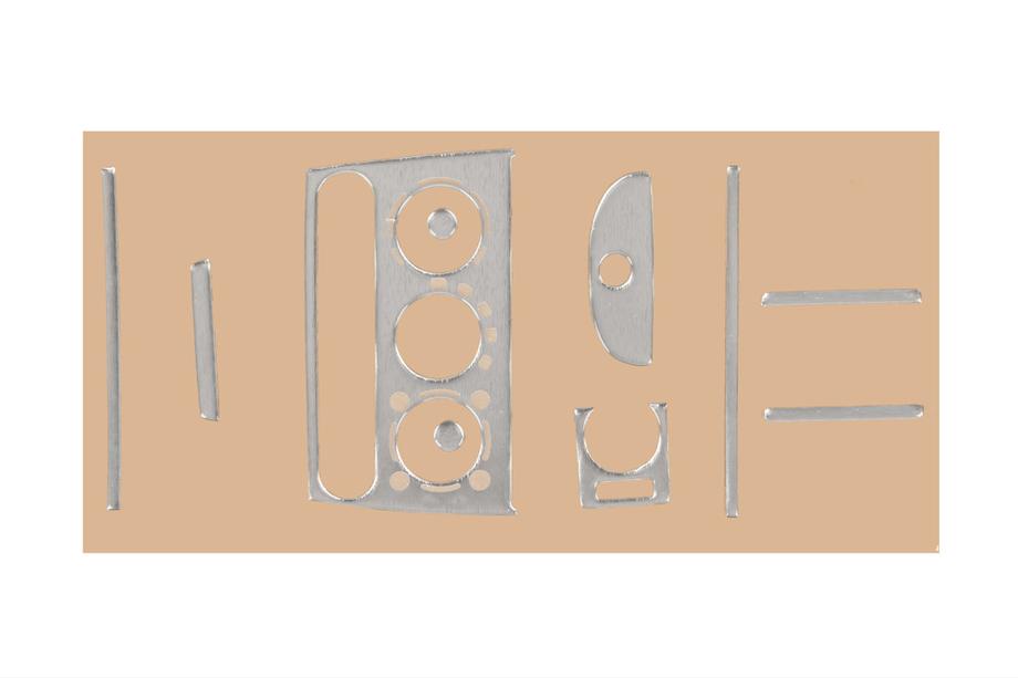 Opel Tigra 1994–2001 Instrumentpanelister (aluminium) Image