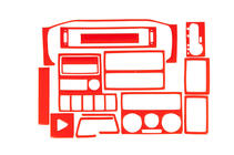 Volkswagen T4 Transporter 1990–2003 Instrumentpanelslister 1999-2003 (röd) foto 1