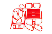Mitsubishi Carisma 1995–2004 Instrumentpanelslister 1999-2003 (röd) foto 1