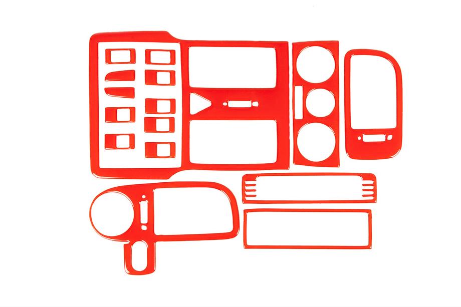 Volkswagen Polo 1994–2001 Instrumentpanelslister 1999-2003 (röd) Image