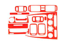 Toyota Corolla 1998–2002 Instrumentpanelister 1998-2000 (röd) foto 1
