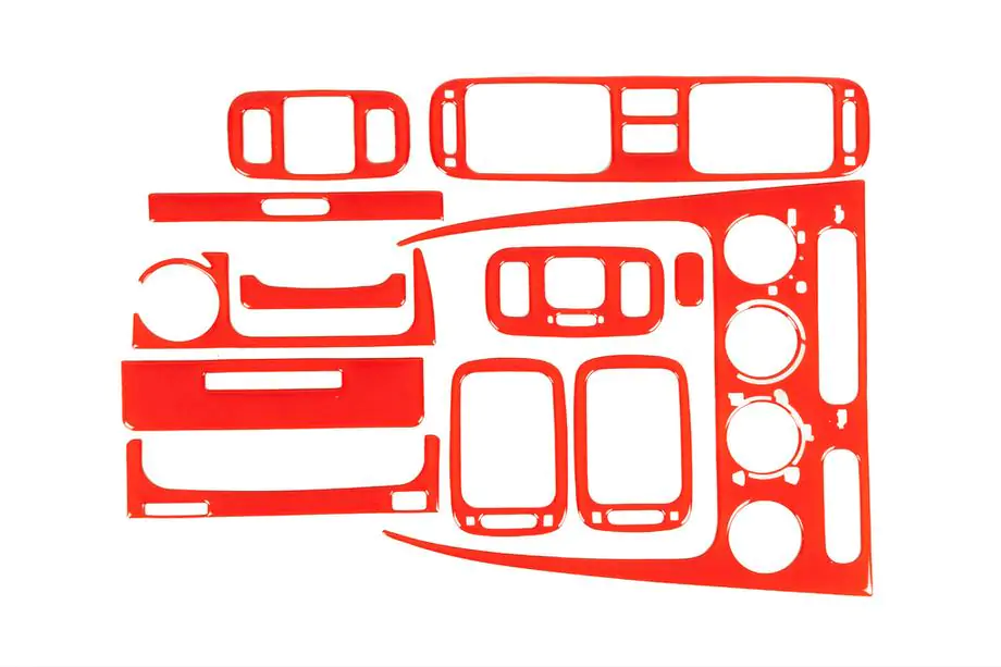 Toyota Corolla 1998–2002 Instrumentpanelister 1998-2000 (röd) Image