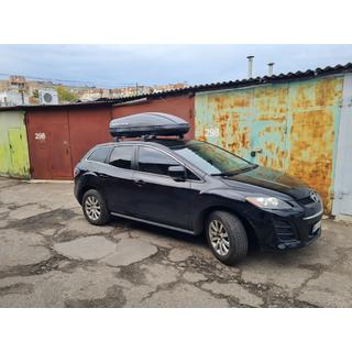 Takräckesbågar för fasta monteringspunkter, låsbara Wingbar V3 (2 st.) Mazda CX-7 2006–2012 foto 2