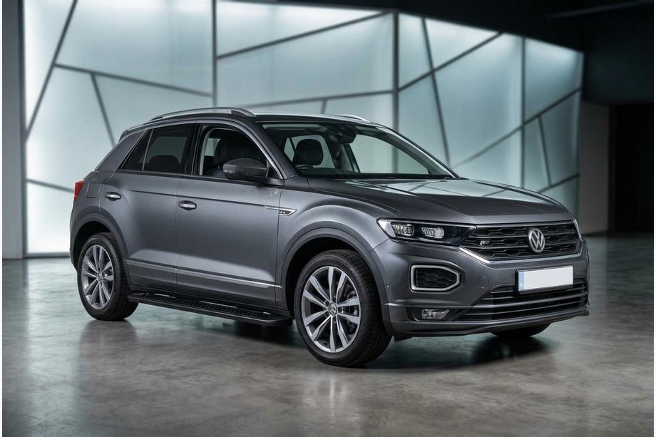 Volkswagen T-Roc 2017–2025 Sidosteg Allmond Black (2 st, aluminium) Image