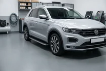 Volkswagen T-Roc 2017–2025 Sidosteg Fullmond (2 st, aluminium) foto 1