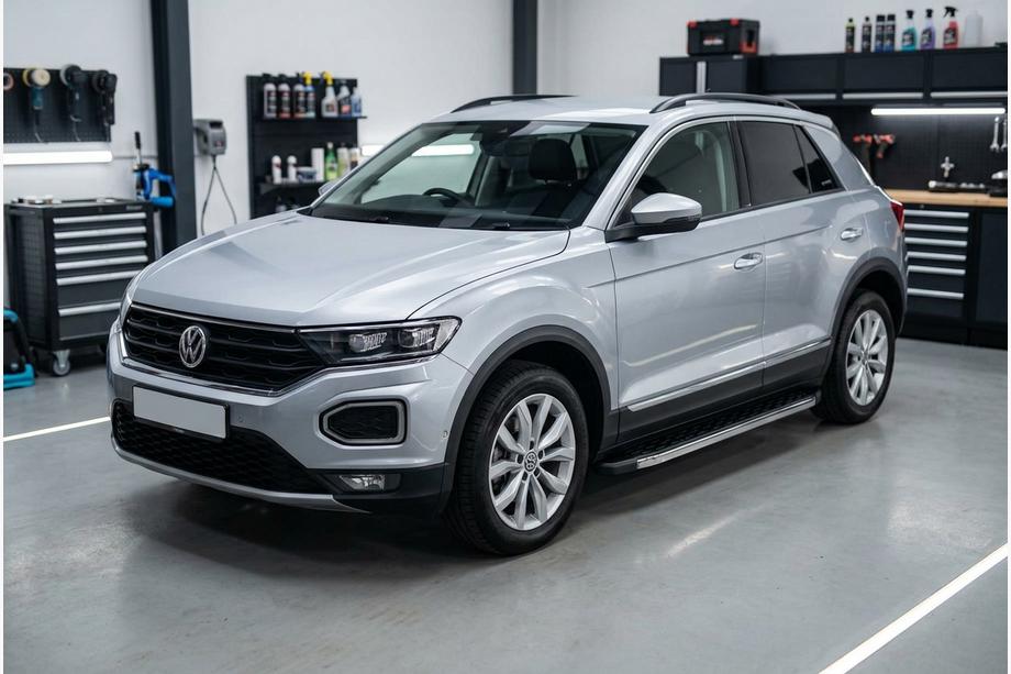 Volkswagen T-Roc 2017–2025 Sidosteg BlackLine (2 st, aluminium) Image