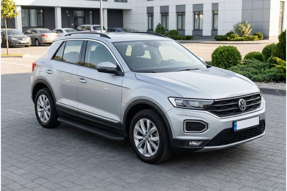 Volkswagen T-Roc 2017–2025 Sidosteg Tayga Black (2 st, aluminium) Image