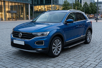 Volkswagen T-Roc 2017–2025 Sidotrösklar Bosphore Grey (2 st, aluminium) foto 1
