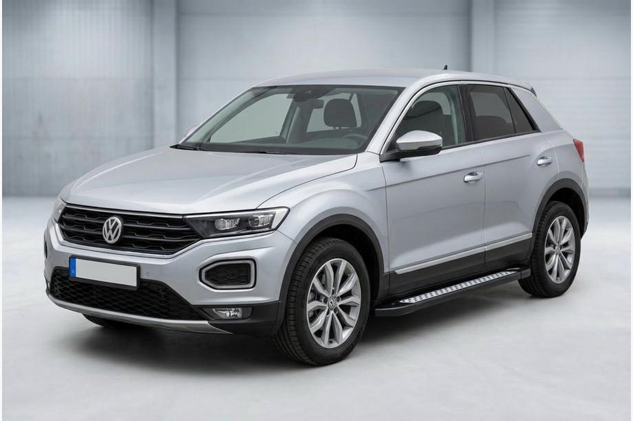 Volkswagen T-Roc 2017–2025 Sidosteg Vision New Black (2 st, aluminium) Image