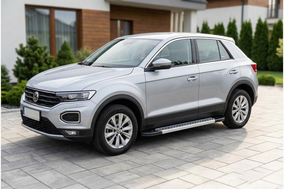Volkswagen T-Roc 2017–2025 Sidosteg Vision New Grey (2 st, aluminium) Image