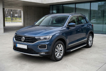 Volkswagen T-Roc 2017–2025 Sidosteg Maya V1 (2 st, aluminium) foto 1