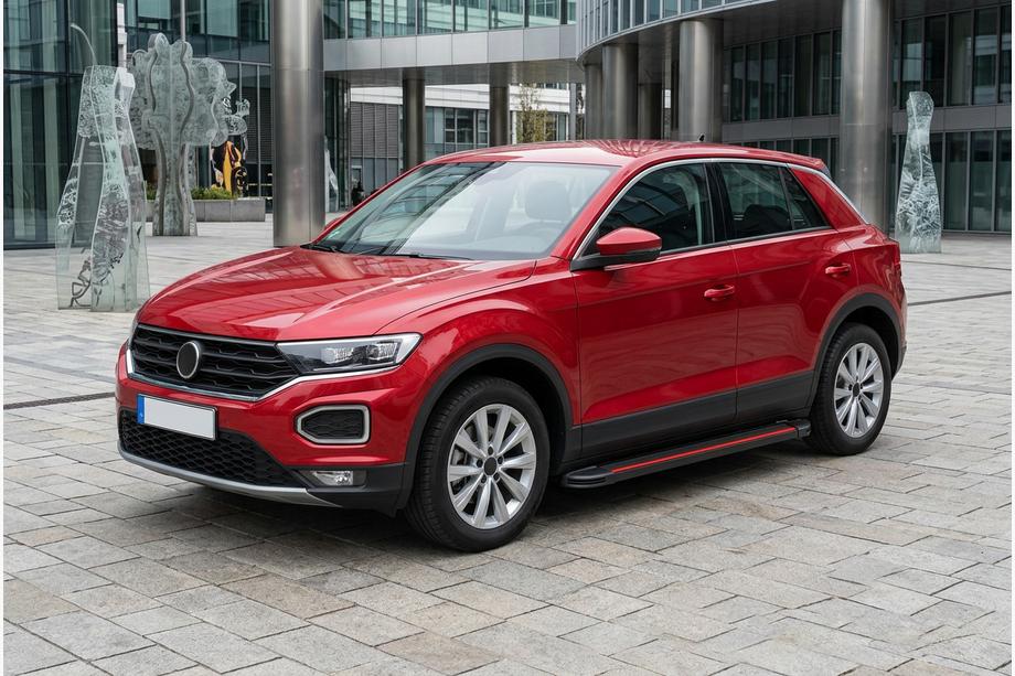 Volkswagen T-Roc 2017–2025 Sidosteg Maya Red (2 st, aluminium) Image
