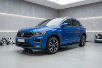 Volkswagen T-Roc 2017–2025 Sidosteg Maya Blue (2 st, aluminium) foto 1