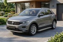 Volkswagen T-Roc 2017–2025 Sidosteg Maydos V2 (2 st, aluminium / rostfritt stål) foto 1