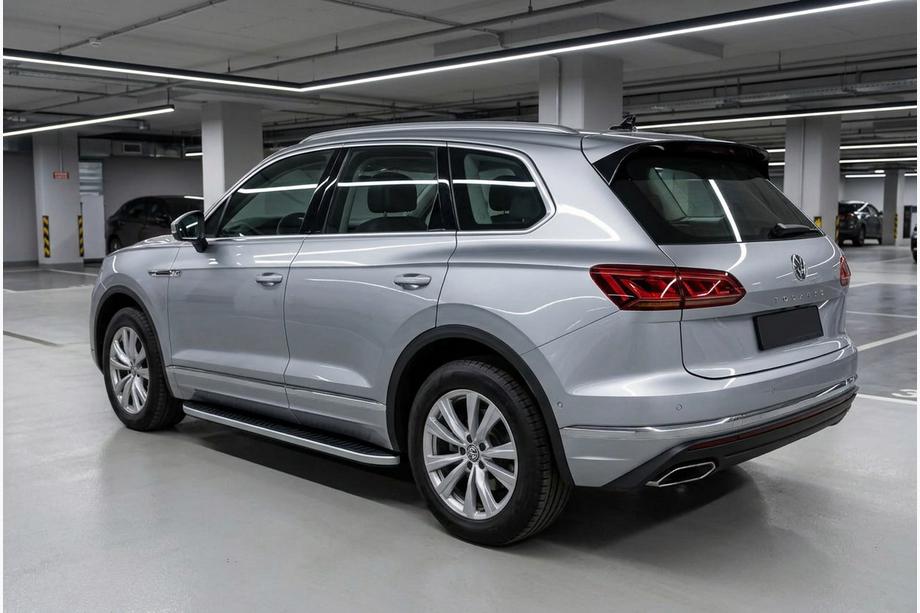 Volkswagen Touareg 2018– Sidosteg Tayga Grey (2 st, aluminium) Image