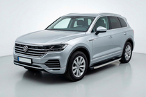 Volkswagen Touareg 2018– Sidosteg BlackLine (2 st, aluminium) foto 1