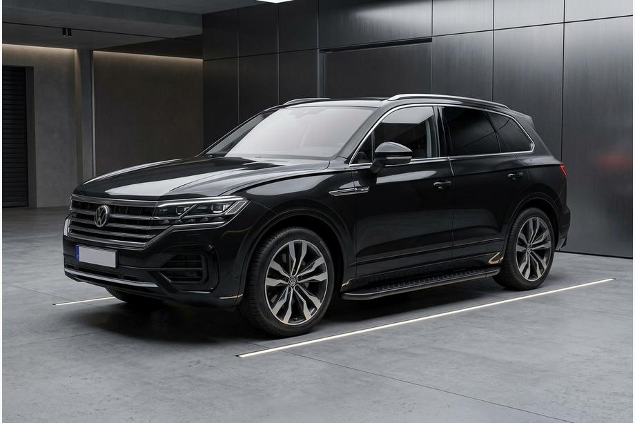 Volkswagen Touareg 2018– Sidosteg Allmond Black (2 st, aluminium) Foto 1