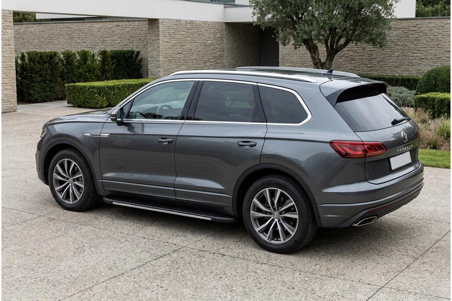 Volkswagen Touareg 2018– Sidosteg Bosphorus Grey (2 st, aluminium) Image