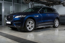 Jaguar F-PACE 2016– Sidosteg Maydos V2 (2 st, aluminium) foto 1