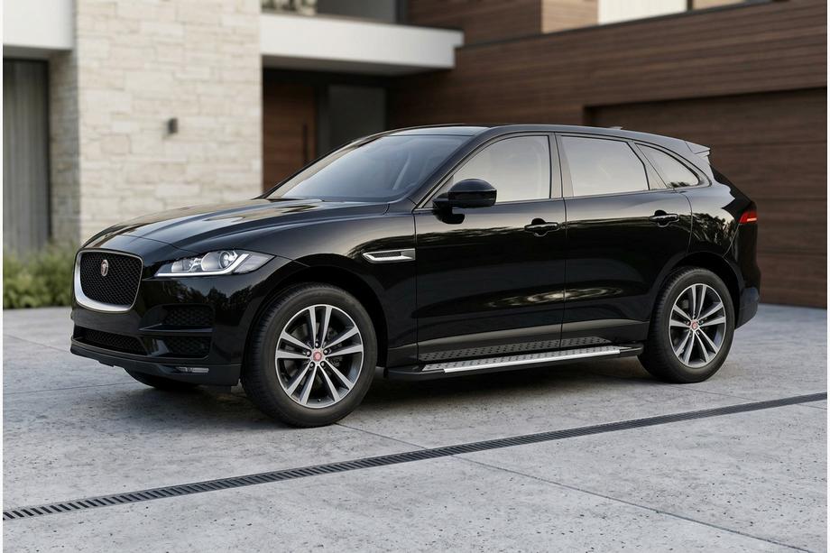 Jaguar F-PACE 2016– Sidosteg Allmond Grey (2 st, aluminium) Image