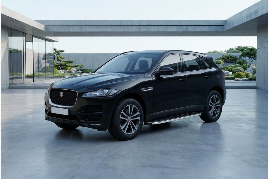 Jaguar F-PACE 2016– Sidosteg BlackLine (2 st, aluminium) Image