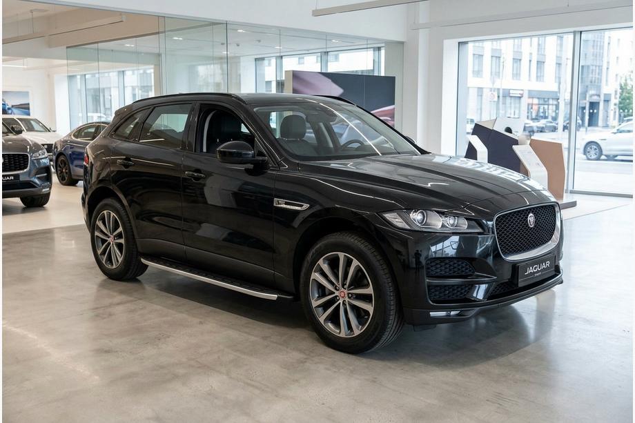 Jaguar F-PACE 2016– Sidosteg Fullmond (2 st, aluminium) Image