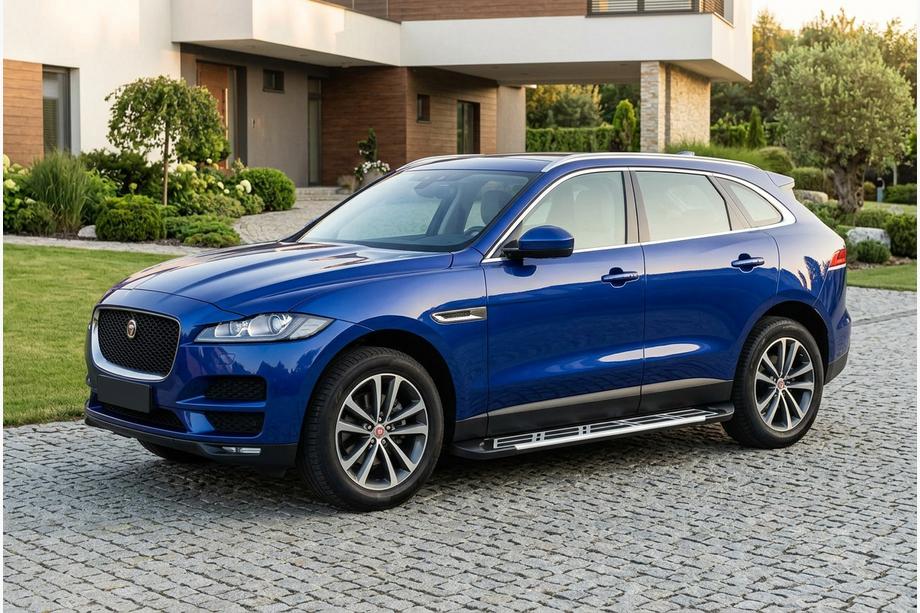Jaguar F-PACE 2016– Sidosteg Sunrise (2 st, aluminium) Image