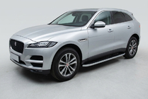 Jaguar F-PACE 2016– Sidosteg Tayga Grey (2 st, aluminium) foto 1