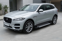 Jaguar F-PACE 2016– Sidosteg Vision New Grey (2 st, aluminium) foto 1