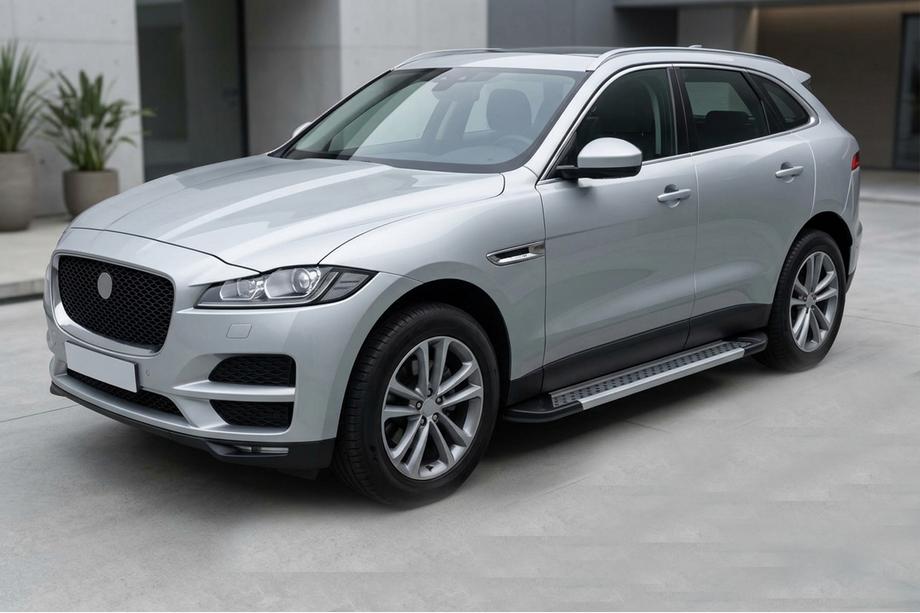 Jaguar F-PACE 2016– Sidosteg Vision New Grey (2 st, aluminium) Image